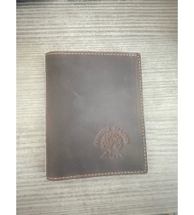 Artipel porta documenti in pelle logo Armeria Apaches